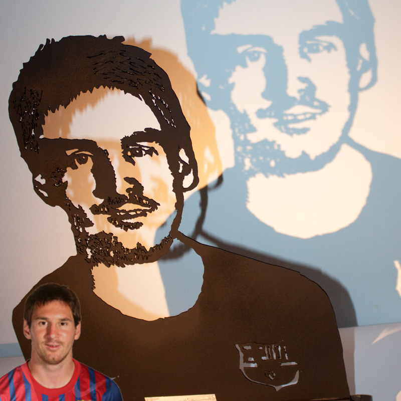 Messi sculpture by François Aviles