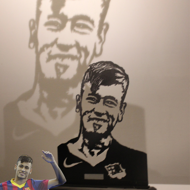 Neymar sculpture by François Aviles