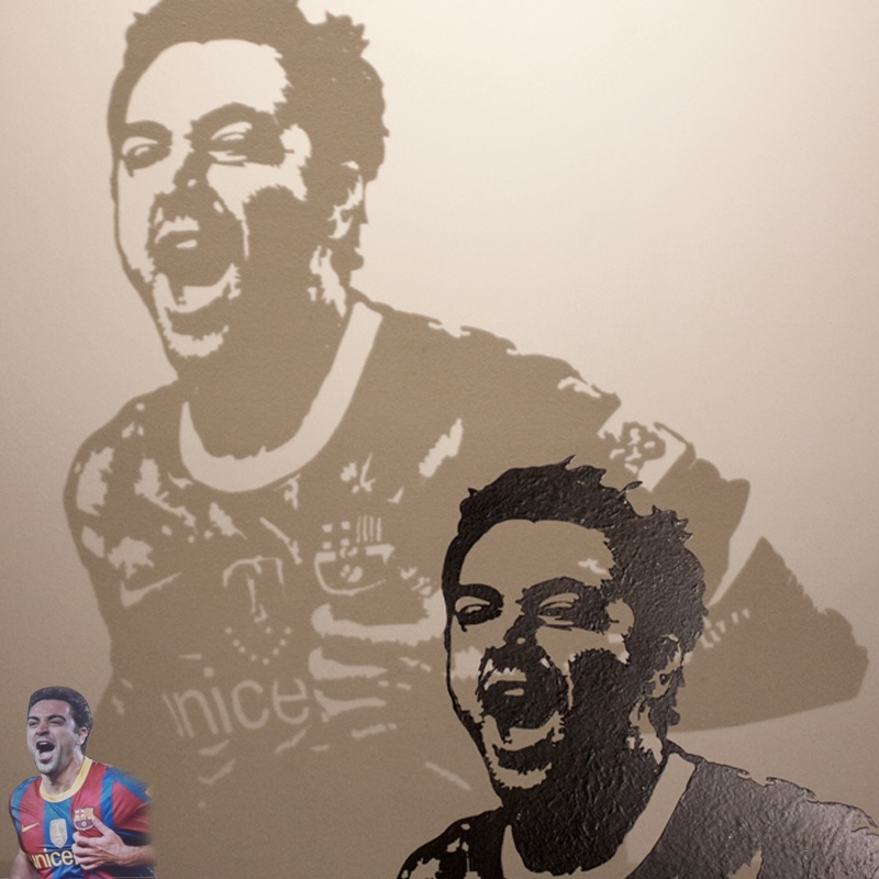 Xavi sculpture by François Aviles