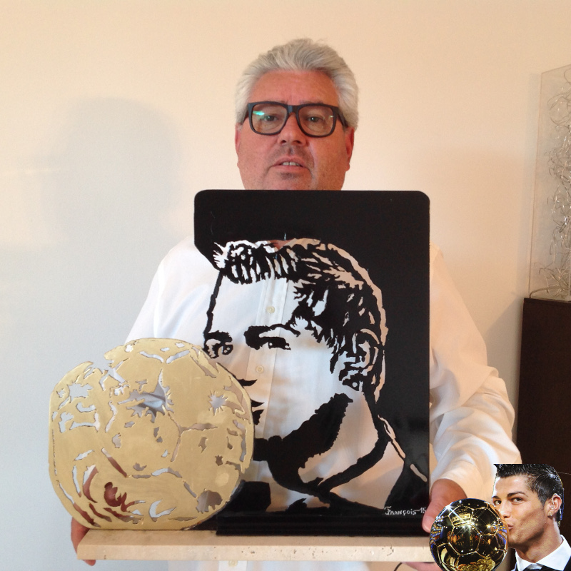 Work by François Aviles with integrated lighting